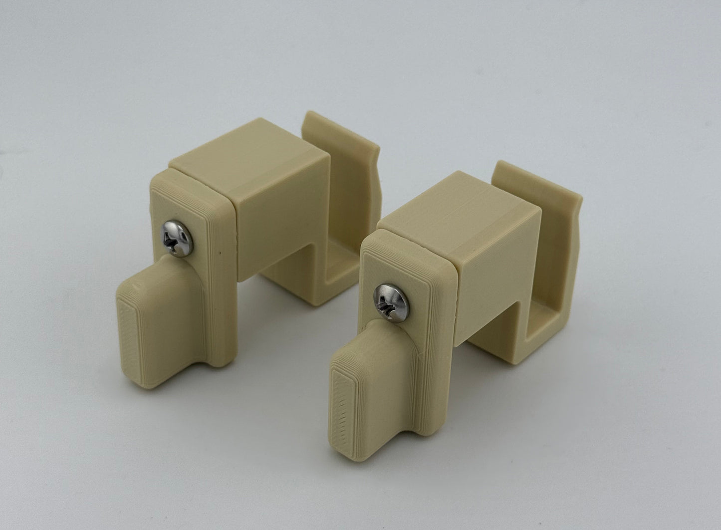 2 PACK - RV Cabinet Door Latches - Fits lower cabinets and drawers on Escape Trailers (fits 1/2 to 7/8 inch thick face frames)
