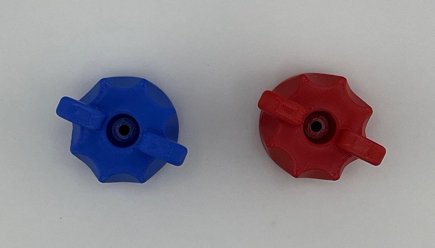 Ergonomic Tap Handles for RV Exterior Shower.