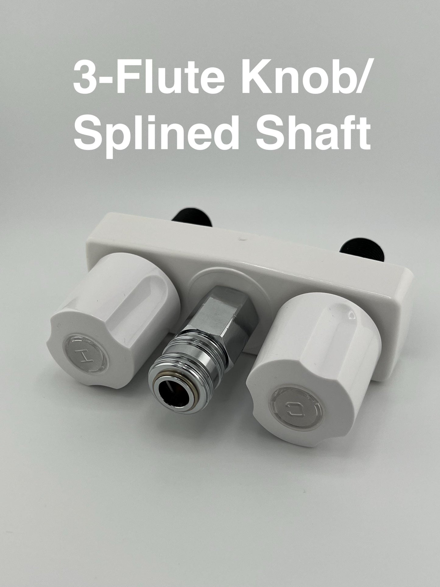 Ergonomic Tap Handles for RV Exterior Shower.