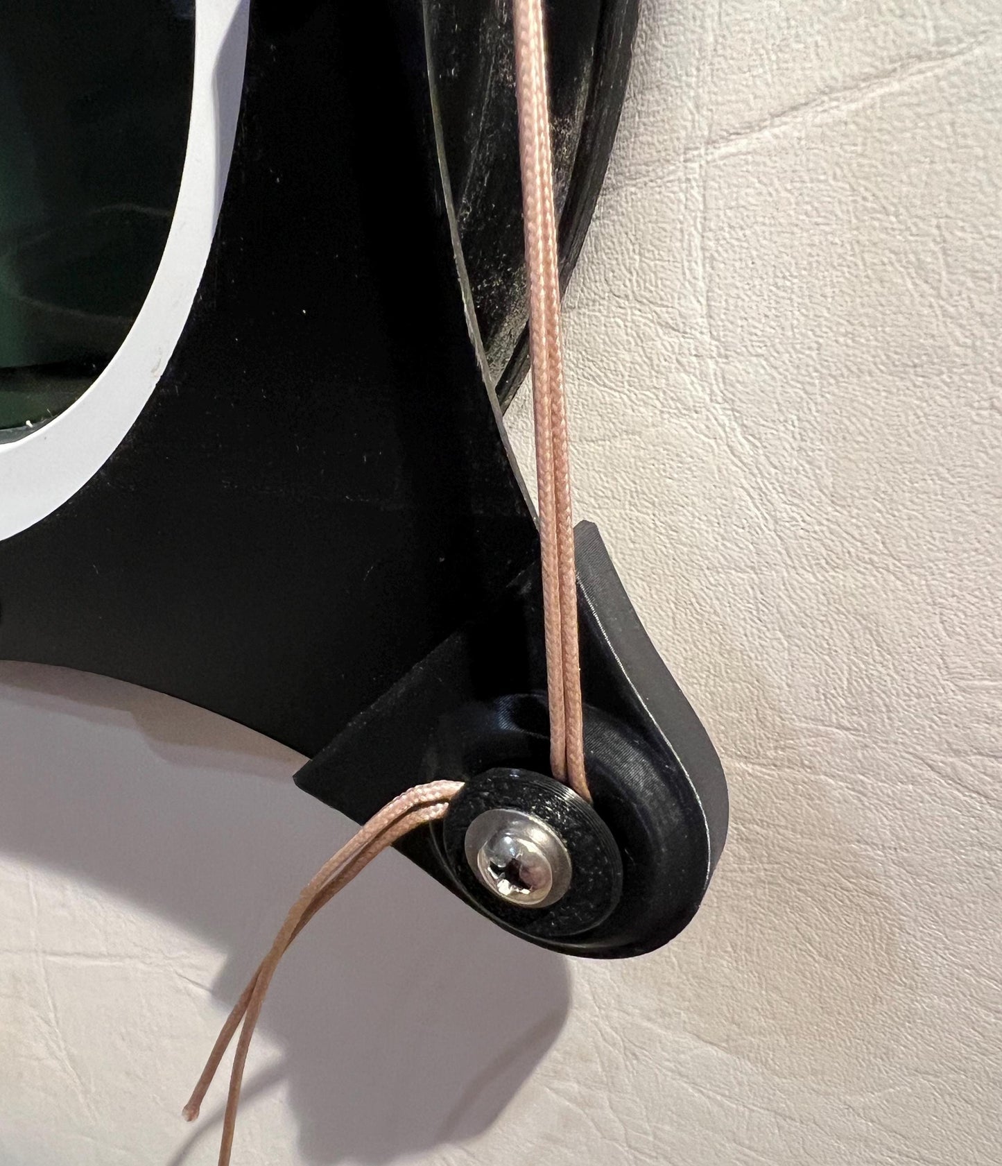 Window Corner Guards with Shade Cord Tensioners for Escape trailers (sold in pairs)