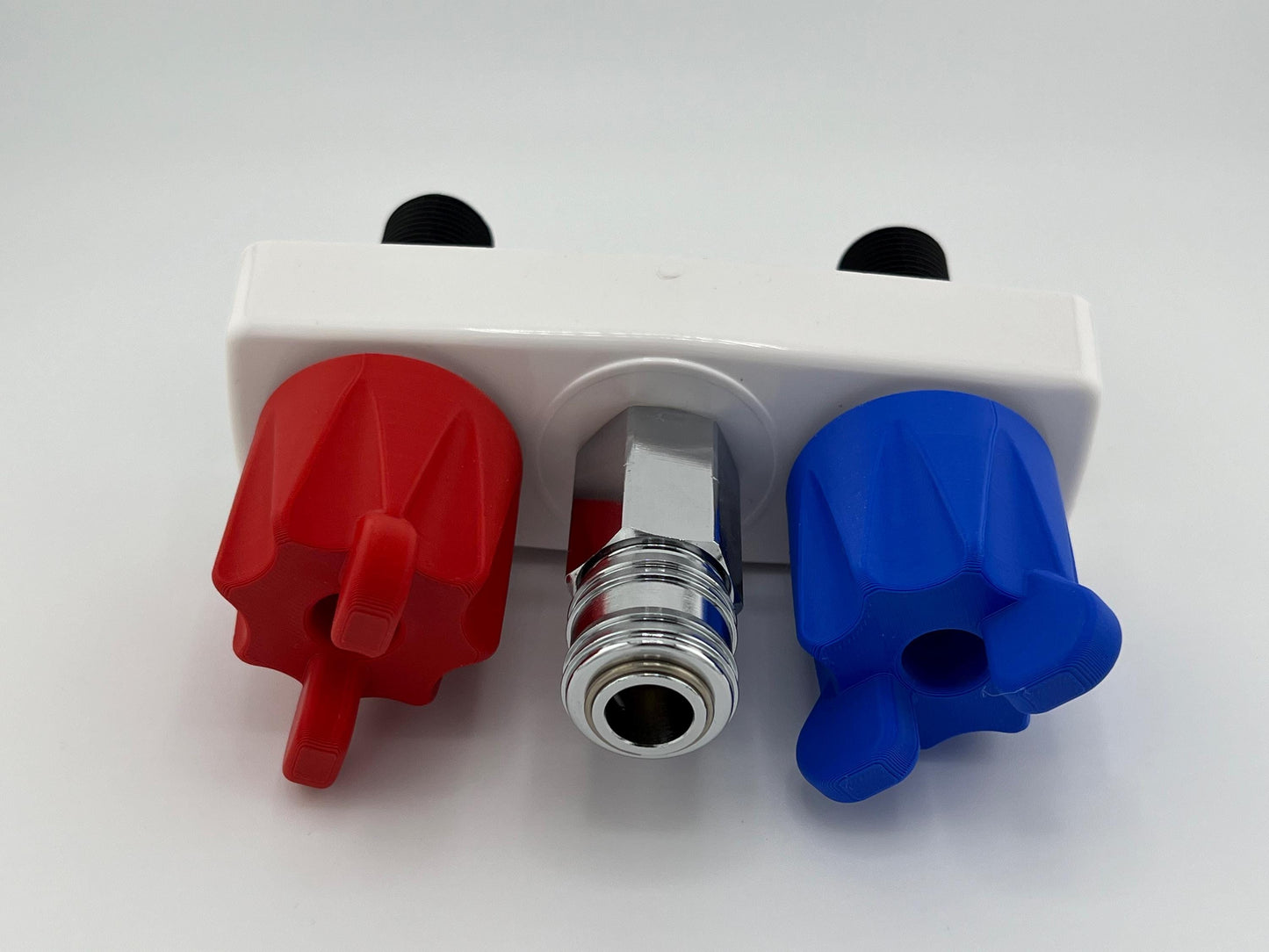Ergonomic Tap Handles for RV Exterior Shower.