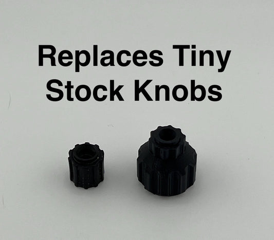 Ergonomic Knobs for Propane Tank Access Cover - M5 threads - Fits Camco Propane Tank Covers used by Escape and Many Others (2-Pack)