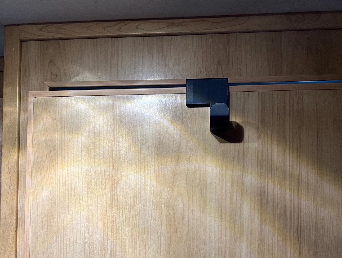 Bathroom Door Travel Latch and Robe Hook for Escape Trailers