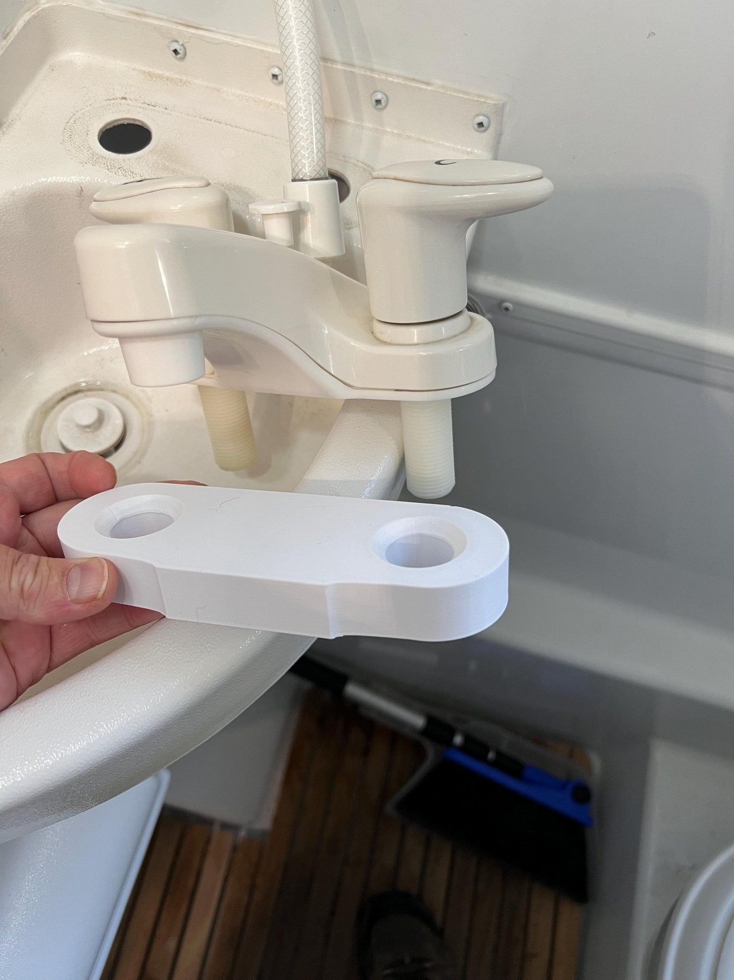 Sink Faucet Riser Block for Escape RV Trailers