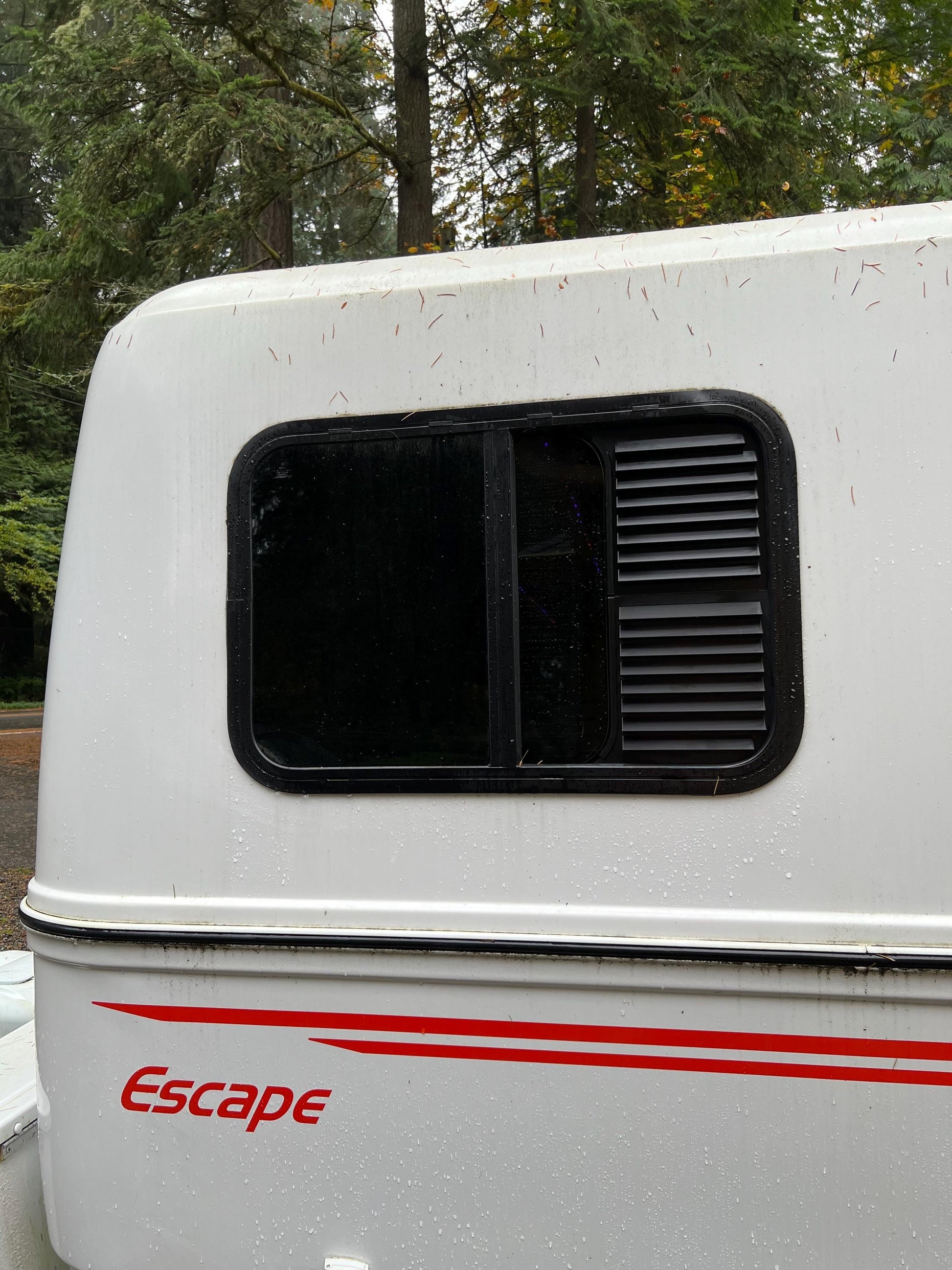 Window Ventilation Louvers for Escape and Casita trailers with framed windows
