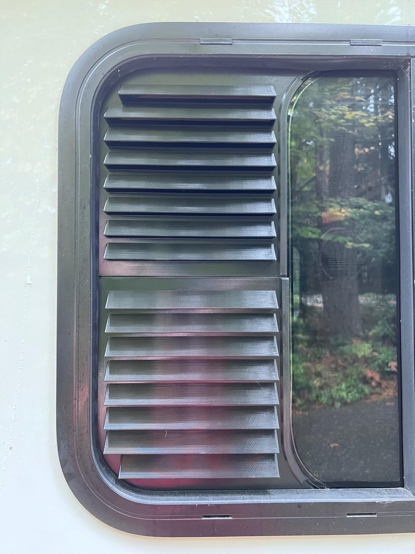 Window Ventilation Louvers for Escape and Casita trailers with framed windows