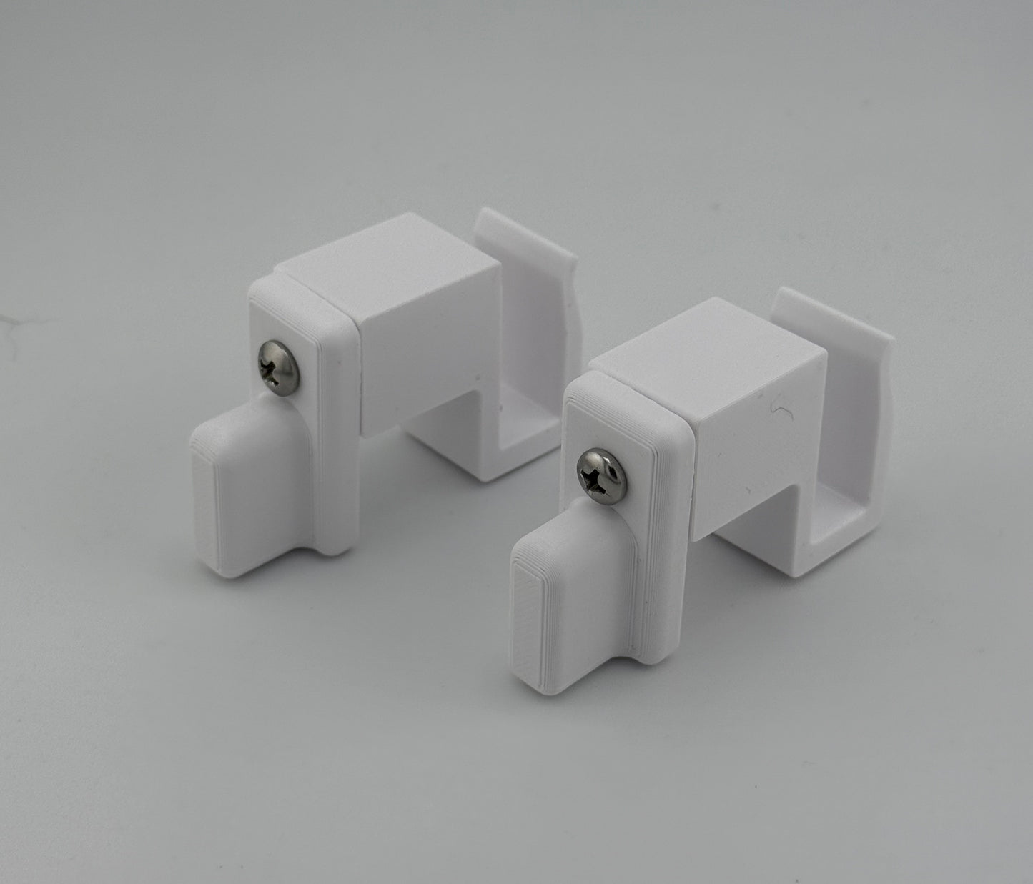2 PACK - RV Cabinet Door Latches - Fits lower cabinets and drawers on Escape Trailers (fits 1/2 to 7/8 inch thick face frames)