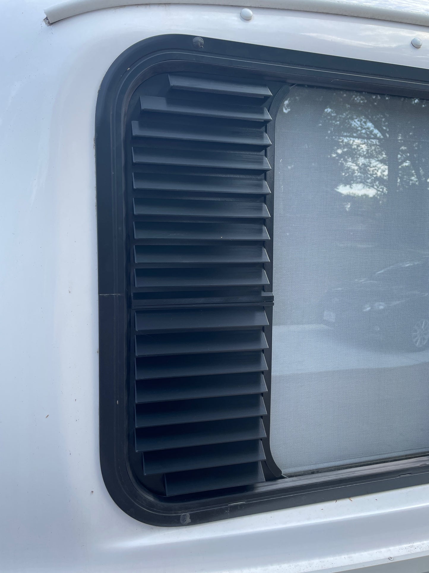 Window Ventilation Louvers for Escape and Casita trailers with framed windows