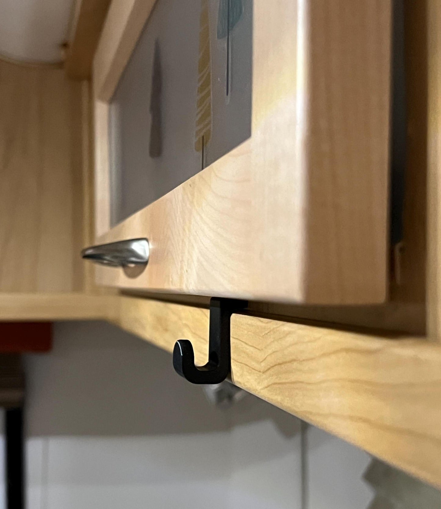 Under Overhead Cabinet Hooks (3-pack)