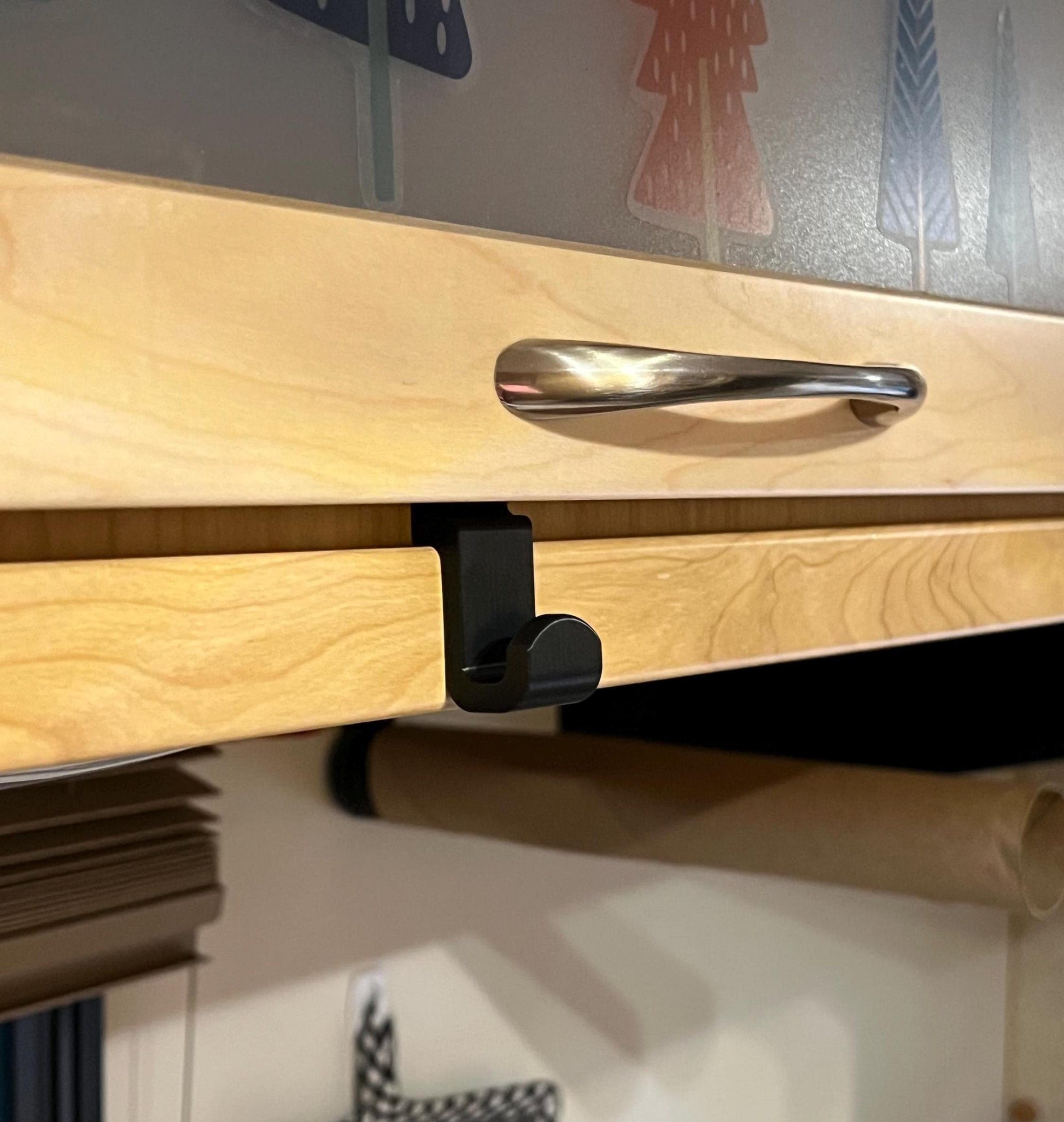 Under Overhead Cabinet Hooks (3-pack)