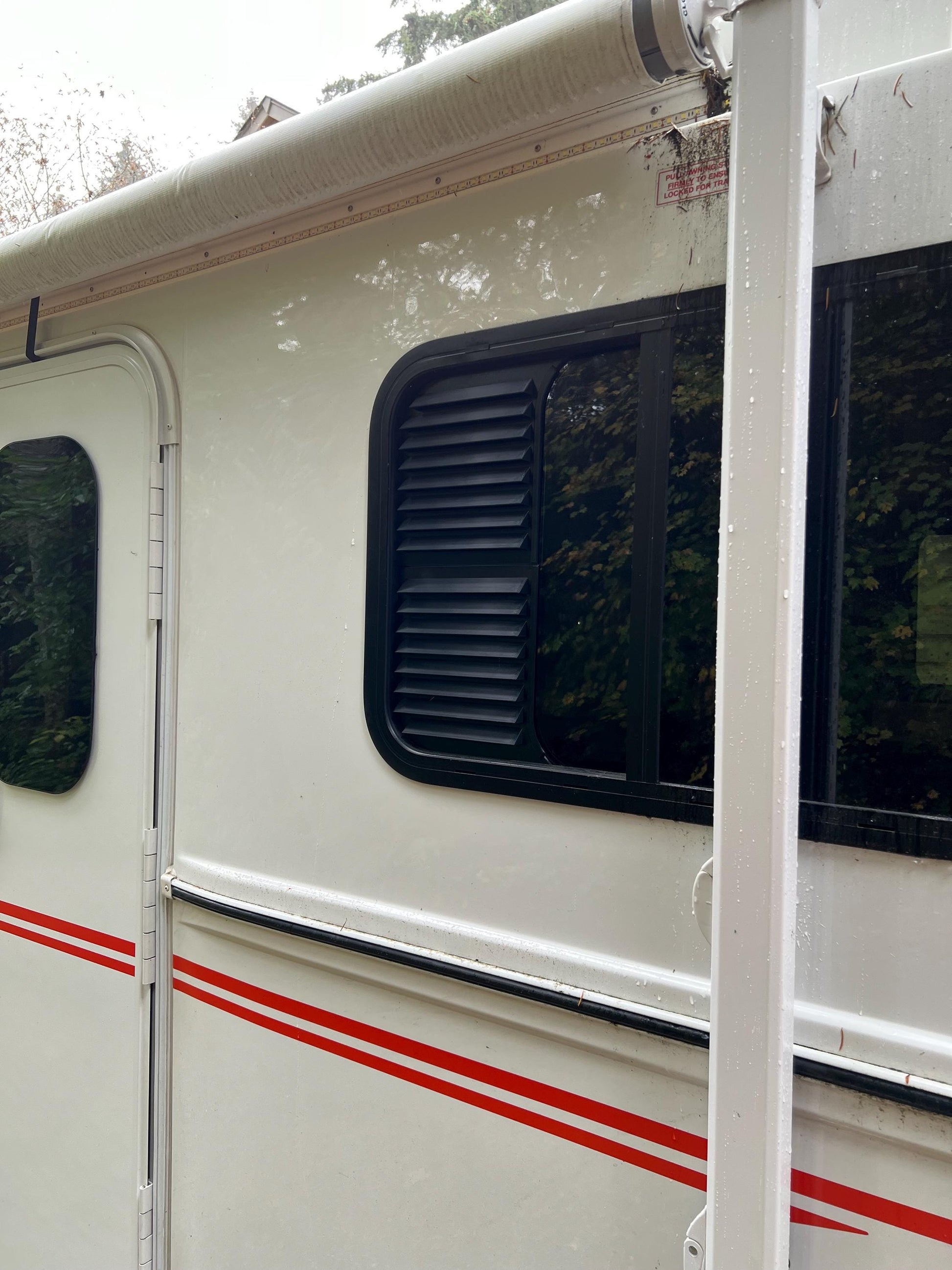 Window Ventilation Louvers for Escape and Casita trailers with framed windows