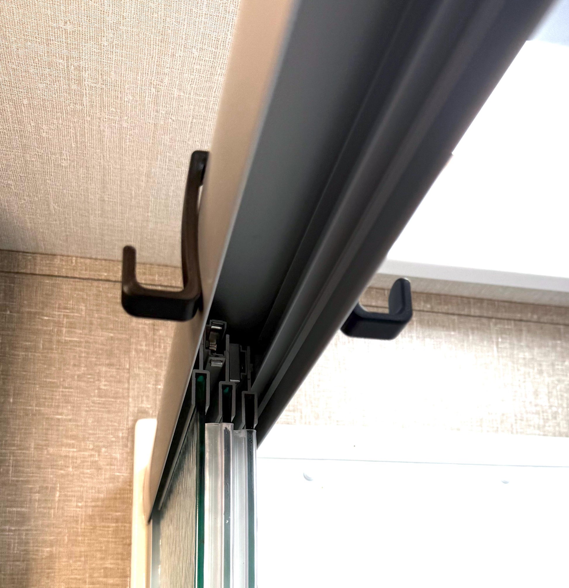 Shower Towel Hook fits Grand Design 2 3/8" Wide Shower Rail.