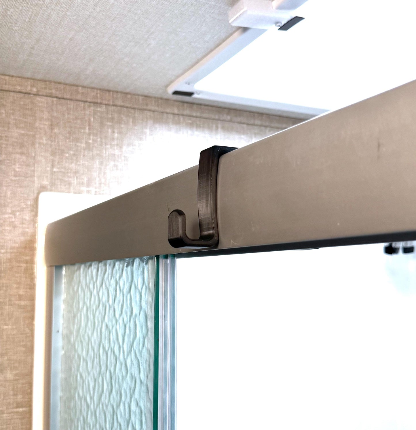 Shower Towel Hook fits Grand Design 2 3/8" Wide Shower Rail.