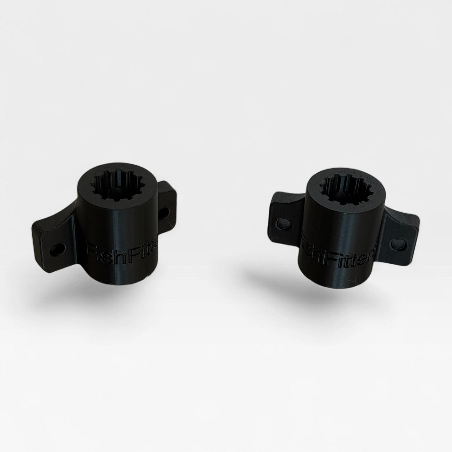 Vertical T-track to Fishing Rod Holder adapter (2-Pack) - Compatible with Scotty-type Rod Holders and Accessories