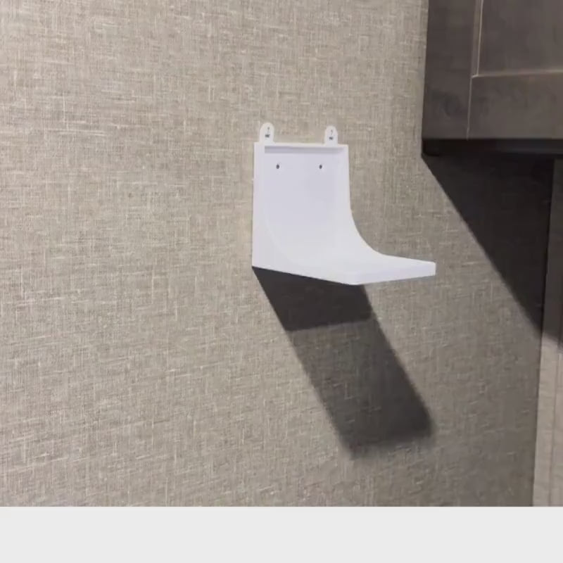 Wall Mounted Tissue box holder - Mounts with included command strips on most surfaces